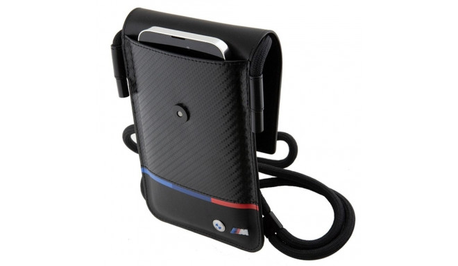 BMW BMOWBPUCARTCBK Wallet Bag black Carbon Tricolor Line