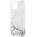 Guess GUHCP14SLCSGSGH iPhone 14 / 15 / 13 6.1" white/white hardcase Liquid Glitter Marble
