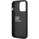 Case BMW BMHCP13X22NBCK iPhone 13 Pro Max 6.7" black/black hardcase Leather Carbon