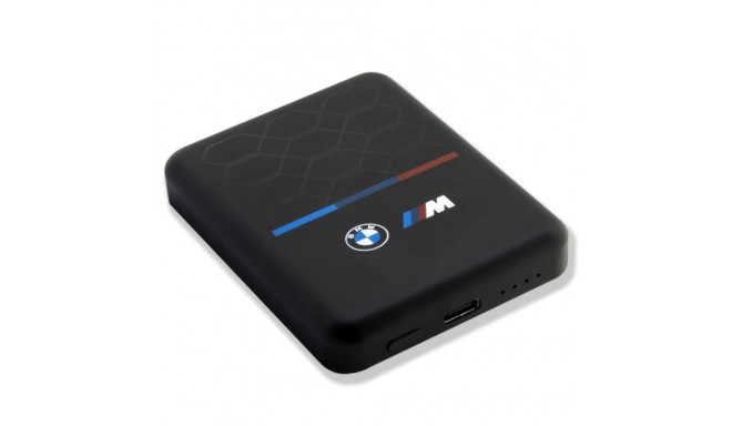 BMW Powerbank induktiivne BMPBMS3K22PGVK5W 3000mAh + kaabel must/must M Collection MagSafe