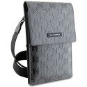 Karl Lagerfeld Handbag KLWBSAMSMG silver/silver Saffiano Mongram Plaque
