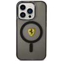 Ferrari FEHMP14LURKK iPhone 14 Pro 6.1" black/black hardcase Translucent Magsafe Ferrari FEHMP14LURKK iPhone 14 Pro 6.1" black/black hardcase Translucent Magsafe