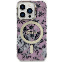Guess GUHMP14XHCFWSP iPhone 14 Pro Max 6.7" pink/pink hardcase Flower MagSafe Guess GUHMP14XHCFWSP iPhone 14 Pro Max 6.7" pink/pink hardcase Flower MagSafe