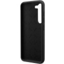 Guess GUHCS23SSLSMK S23 S911 black/black hardcase Silicone Vintage Gold Logo Guess GUHCS23SSLSMK S23 S911 black/black hardcase Silicone Vintage Gold Logo