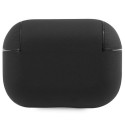 BMW BMAP2SSLBK AirPods Pro 2 (2022/2023) cover black/black Geniune Leather Silver Logo