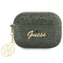 Guess GUAP2GLGSHA AirPods Pro 2 (2022/2023) cover green/kaki Glitter Flake 4G Charm