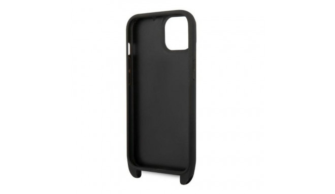 Karl Lagerfeld KLHCP14MSTKMK iPhone 14 Plus / 15 Plus 6.7" must kõvakaaneline monogramm Ikonik Patch