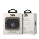 Karl Lagerfeld KLAP2RUNCHK AirPods Pro 2 (2022/2023) cover black/black Silicone Choupette Head 3D