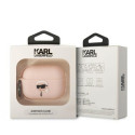 Karl Lagerfeld KLAP2RUNIKP AirPods Pro 2 (2022/2023) cover pink/pink Silicone Karl Head 3D