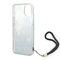 Guess GUOHCP14SHFLSB iPhone 14 / 15 / 13 6.1" blue/blue hardcase Flower Strap Guess GUOHCP14SHFLSB iPhone 14 / 15 / 13 6.1" blue/blue hardcase Flower Strap