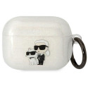 Karl Lagerfeld KLAPHNKCTGT Airpods Pro cover transparent Glitter Karl&Choupette