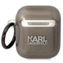 Karl Lagerfeld KLA2HNIKTCK AirPods 1/2 cover black/black Karl`s Head