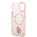 Karl Lagerfeld KLHMP14SHNKCIP iPhone 14 / 15 / 13 6.1" hardcase pink Iconic Karl&Choupette Magsafe Karl Lagerfeld KLHMP14SHNKCIP iPhone 14 / 15 / 13 6.1" hardcase pink Iconic Karl&Choupette Magsafe