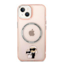 Karl Lagerfeld KLHMP14SHNKCIP iPhone 14 / 15 / 13 6.1" hardcase pink Iconic Karl&Choupette Magsafe Karl Lagerfeld KLHMP14SHNKCIP iPhone 14 / 15 / 13 6.1" hardcase pink Iconic Karl&Choupette Magsafe