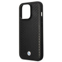 BMW BMHCP14L22RFGK iPhone 14 Pro 6.1" black/black Leather Diamond Pattern BMW BMHCP14L22RFGK iPhone 14 Pro 6.1" black/black Leather Diamond Pattern