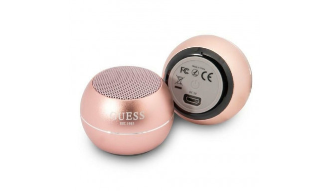 Guess Bluetooth Speaker GUWSALGEP Speaker mini pink