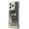 Karl Lagerfeld KLHCP13LLGGKBK iPhone 13 Pro/ 13 6.1"black/black hardcase Liquid Glitter Gatsby