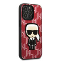 Karl Lagerfeld KLHCP13XPMNIKPI iPhone 13 Pro Max 6.7" hardcase red Monogram Ikonik Patch