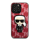 Karl Lagerfeld KLHCP13XPMNIKPI iPhone 13 Pro Max 6.7" hardcase red Monogram Ikonik Patch