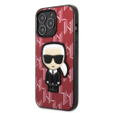 Karl Lagerfeld KLHCP13LPMNIKPI iPhone 13 Pro / 13 6.1" hardcase red Monogram Ikonik Patch