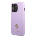 Guess GUHCP13XPS4MU iPhone 13 Pro Max 6.7" purple/purple hardcase Saffiano 4G Small Metal Logo Guess GUHCP13XPS4MU iPhone 13 Pro Max 6.7" purple/purple hardcase Saffiano 4G Small Metal Logo