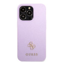 Guess GUHCP13XPS4MU iPhone 13 Pro Max 6.7" purple/purple hardcase Saffiano 4G Small Metal Logo Guess GUHCP13XPS4MU iPhone 13 Pro Max 6.7" purple/purple hardcase Saffiano 4G Small Metal Logo