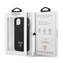 Guess GUHCP13SPSATPK iPhone 13 mini 5.4" black/black hardcase SaffianoTriangle Logo Cardslot