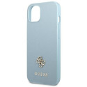 Guess GUHCP13SPS4MB iPhone 13 mini 5.4" blue/blue hardcase Saffiano 4G Small Metal Logo