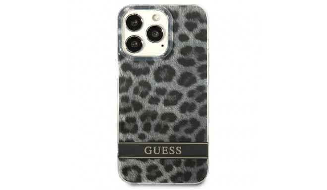 Guess GUHCP13LHSLEOK iPhone 13 Pro / 136.1" gray hardcase Leopard