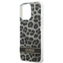 Guess GUHCP13LHSLEOK iPhone 13 Pro / 13 6.1" gray/gray hardcase Leopard