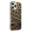 Guess GUHCP13LHSLEOW iPhone 13 Pro / 13 6.1" brown hard case Leopard