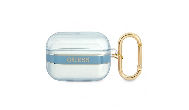 Guess GUAPHHTSB AirPods Pro cover blue/blue Strap Collection