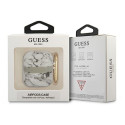 Guess GUA2HCHMAG AirPods 1/2 cover grey/gray Marble Strap Collection