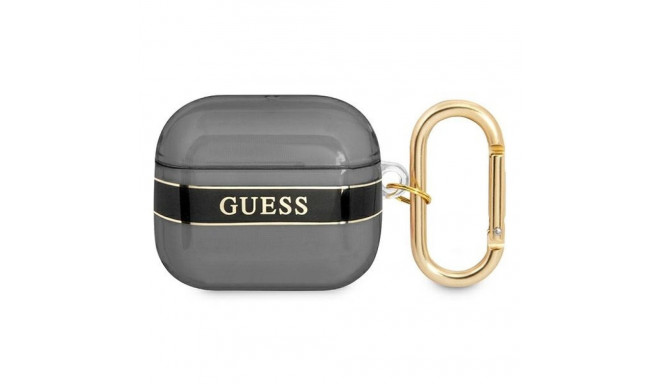 Guess GUA3HHTSK AirPods 3 cover black Strap Collection