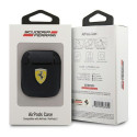 Ferrari FESA2LEBK AirPods 1/2 cover black/black On Track Leather Ferrari FESA2LEBK AirPods 1/2 cover black/black On Track Leather