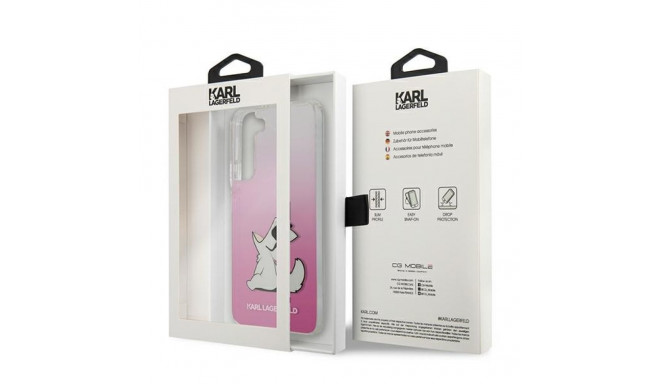 Karl Lagerfeld KLHCS22MCFNRCPI S22+ S906 kõvakorpus roosa Choupette Eat
