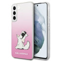 Karl Lagerfeld KLHCS22MCFNRCPI S22+ S906 hardcase pink/pink Choupette Eat