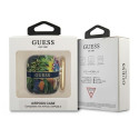 Guess GUA2HHFLB AirPods 1/2 cover blue/blue Flower Strap Collection