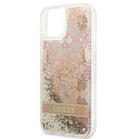 Guess GUHCP13SLFLSD iPhone 13 mini 5.4" gold/gold hardcase Paisley Liquid Glitter