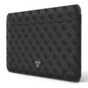 Guess Sleeve GUCS16P4TK 16" black/black 4G Uptown Triangle logo