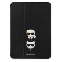 Karl Lagerfeld KLFC11OKCK iPad 11" Pro 2021 Book Cover black/black Saffiano Karl &Choupette