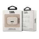 Karl Lagerfeld KLAPUKHGD AirPods Pro cover gold/gold Glitter Karl`s Head