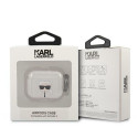 Karl Lagerfeld KLA3UKHGS AirPods 3 cover silver/silver Glitter Karl`s Head