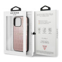 Guess GUHCP13LPCRBPI iPhone 13 Pro / 13 6.1" pink Croco Strap Collection