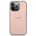 Guess GUHCP13LPCRBPI iPhone 13 Pro / 13 6.1" pink Croco Strap Collection