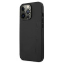 AMG AMHCP13LDOLBK iPhone 13 Pro / 13 6.1" black/black hardcase Leather Hot Stamped
