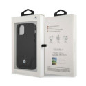 Case BMW BMHCP12LRSWPK iPhone 12 Pro Max 6.7" black/black hardcase Leather Perforate