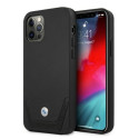 BMW BMHCP12MRSWPK iPhone 12/12 Pro 6.1" black hardcase Leather Perforate