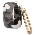 Guess GUA2UCAMG AirPods 1/2 cover black/black Camo Collection