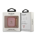 Guess GUA2UCG4GP AirPods 1/2 cover pink/pink Glitter Collection